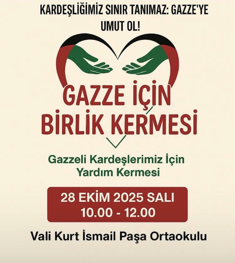 #Gazze’deki yaralara merhem olmak için bir araya geldik. 💫
#ÇEDES Projesi kapsamında düzenlediğimiz #kermes e destek veren herkese yürekten teşekkür ederiz. 🙏
 <a href="/sadoglu_salih/">Salih Sadoğlu</a> <a href="/Kayahansubasi/">Kayahan Subaşı</a>