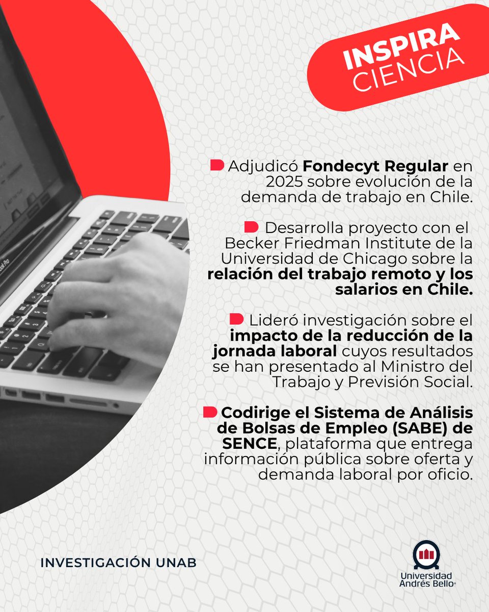 #InspiraCiencia | Dr. Benjamín Villena, investigador de la Facultad de Economía y Negocios UNAB.

Investigación UNAB: Hacia la vanguardia en el desarrollo de la ciencia nacional.