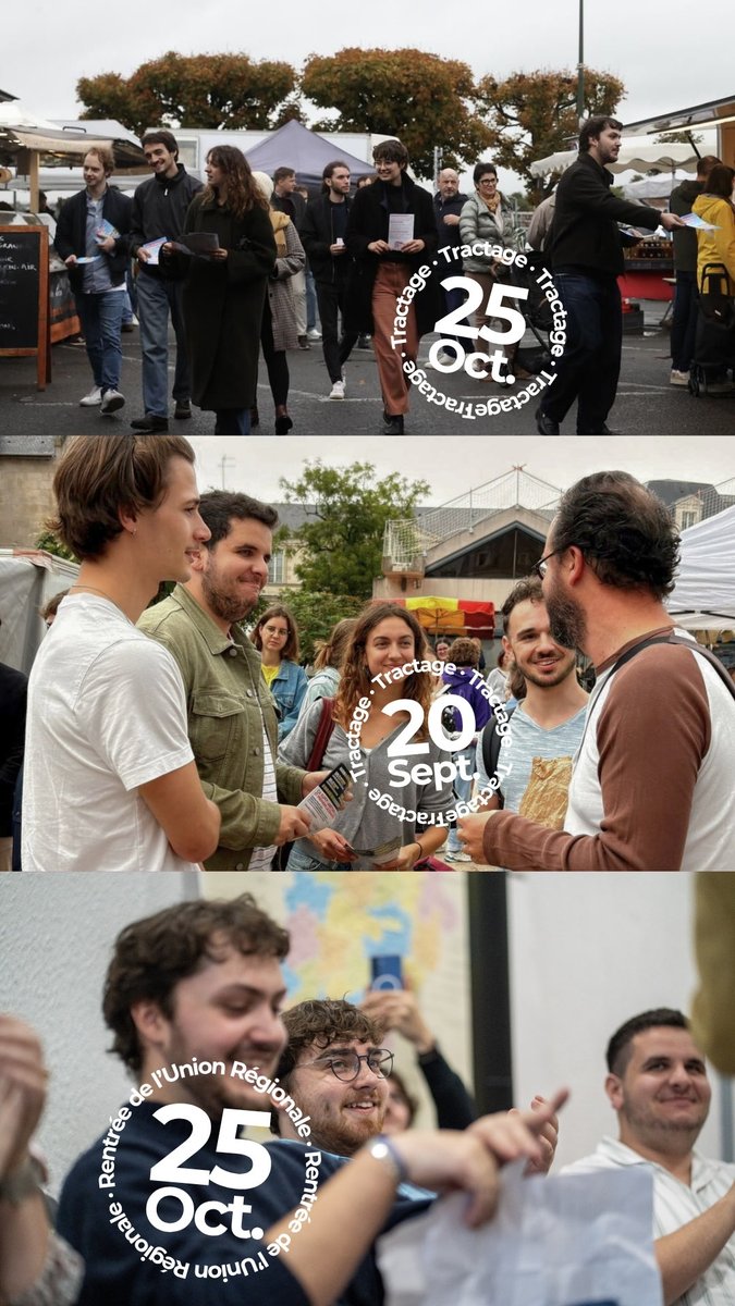 Petite rétrospective de nos actions depuis la rentrée ! Manifestations, tractages, débats…et surtout beaucoup de convivialité entre militant•es ! On remet ça en novembre et en décembre ? ✊🌹☀️