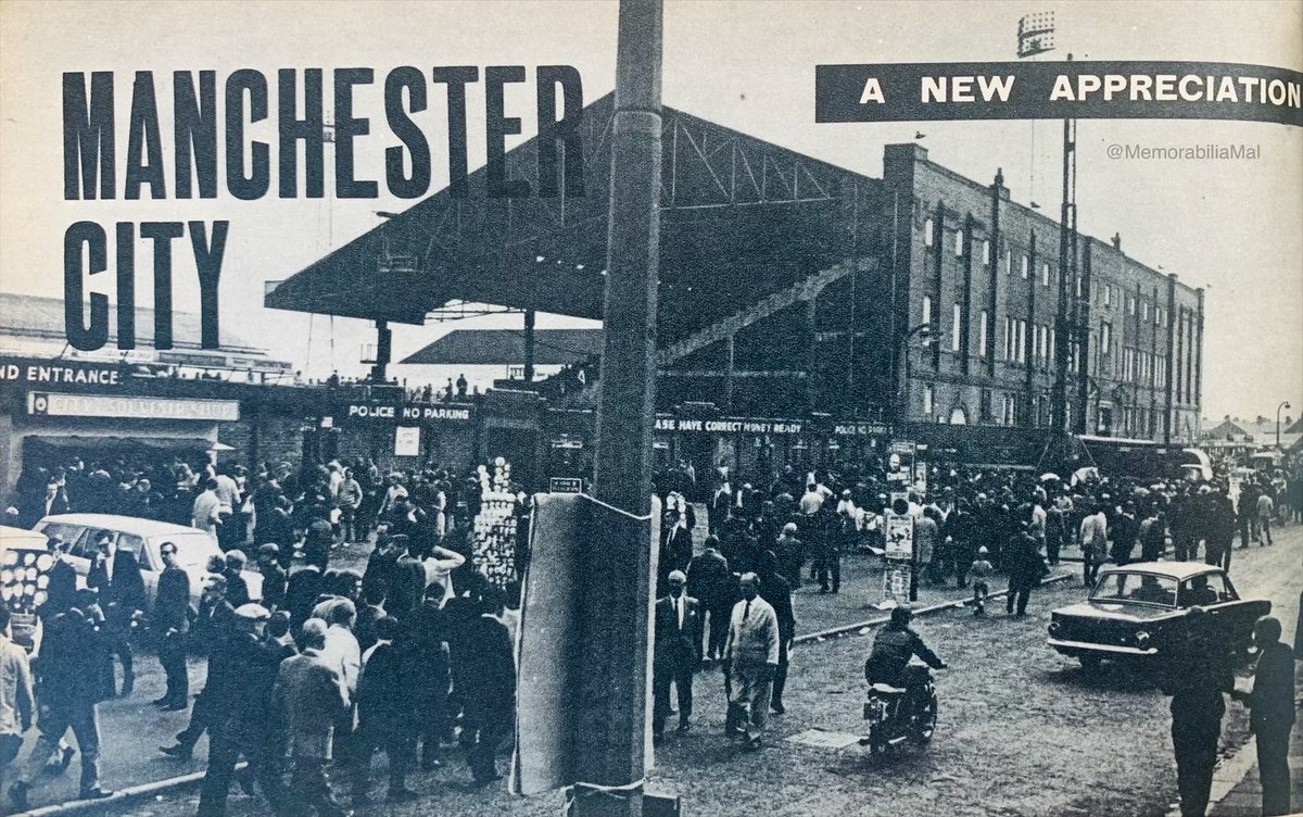 MemorabiliaMal's tweet photo. Maine Road #MCFC (1968) https://t.co/fnEfGgMQmJ