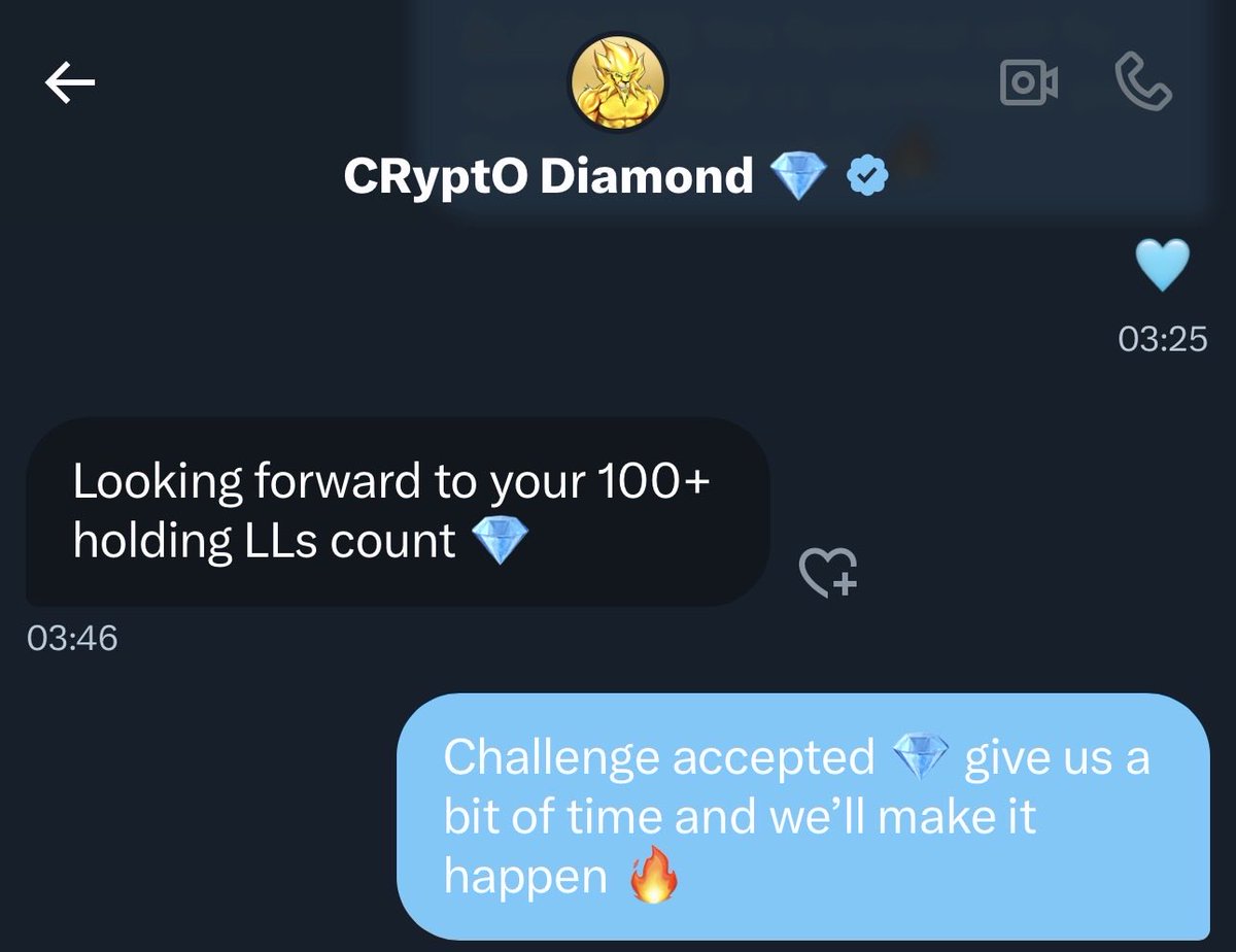 We received this challenge from <a href="/_CryptoDiamond/">CRyptO Diamond 💎</a> 

Challenge accepted, we are holding 20x already. The $LIONSTR flywheel mechanism is cold, no emotions, no panic.
Just accumulation, higher listings, profit, and burns.🔥⌛️