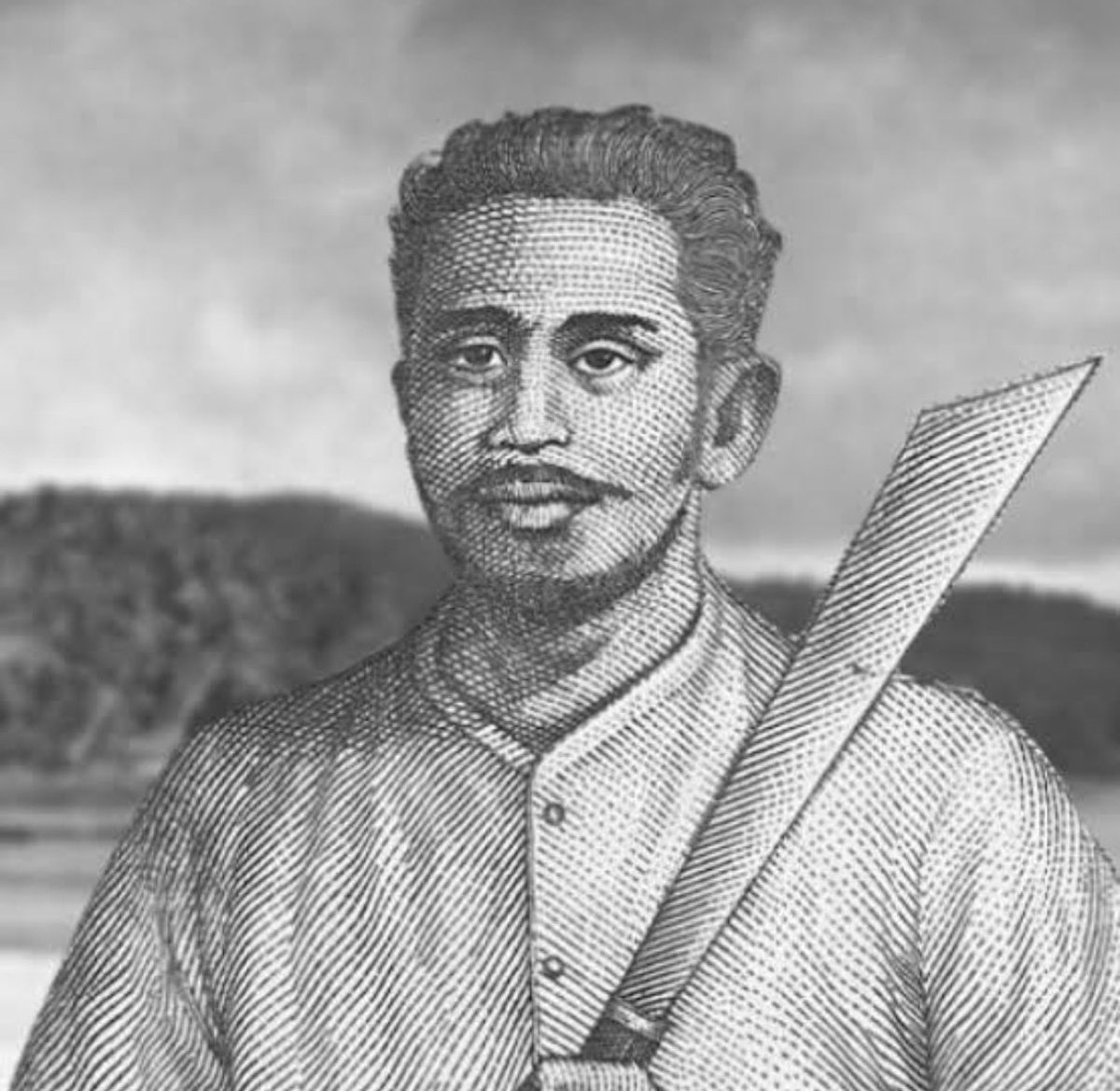 manyl2k3's tweet image. Le mec sur ma pdp est surnommé « capitaine patimura » c’etait une icone de la résistance indonésienne pendant le colonialisme hollandais et c’est aussi tout simplement mon sosie