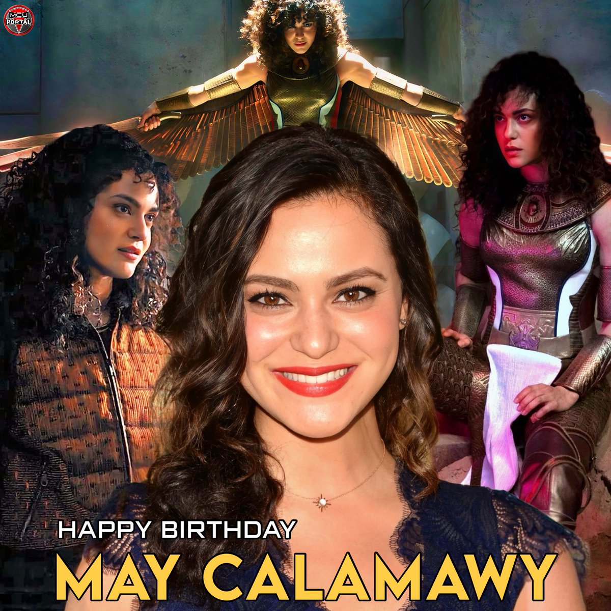 MCU Portal (@mcu_portal) on Twitter photo Happy 39th Birthday to #MoonKnight's Layla El-Faouly/Scarlet Scarab actress May Calamawy! 🌙 
Do you want to see her return in a future project? Happy 39th Birthday to #MoonKnight's Layla El-Faouly/Scarlet Scarab actress May Calamawy! 🌙 
Do you want to see her return in a future project?