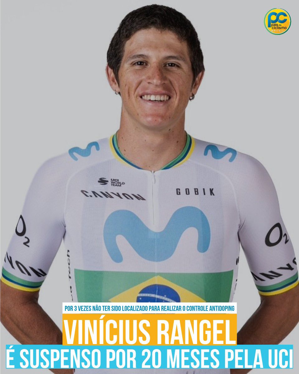 🚨 VINICIUS RANGEL SUSPENSI PELA UCI
