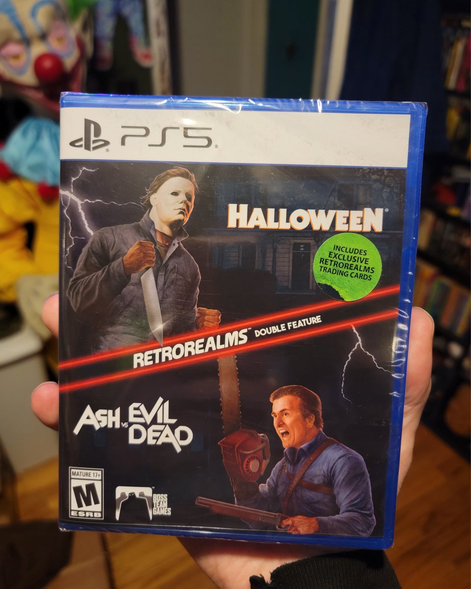 FreddyInSpace's tweet image. #HalloWeek GIVEAWAY #2

Follow me &amp;amp; RT this tweet to enter to win one sealed PlayStation 5 copy of the RetroRealms Double Feature, including two separate arcade-style video games: HALLOWEEN &amp;amp; ASH VS. EVIL DEAD! Plus Laurie Strode &amp;amp; Kelly Maxwell DLC characters. U.S. only.