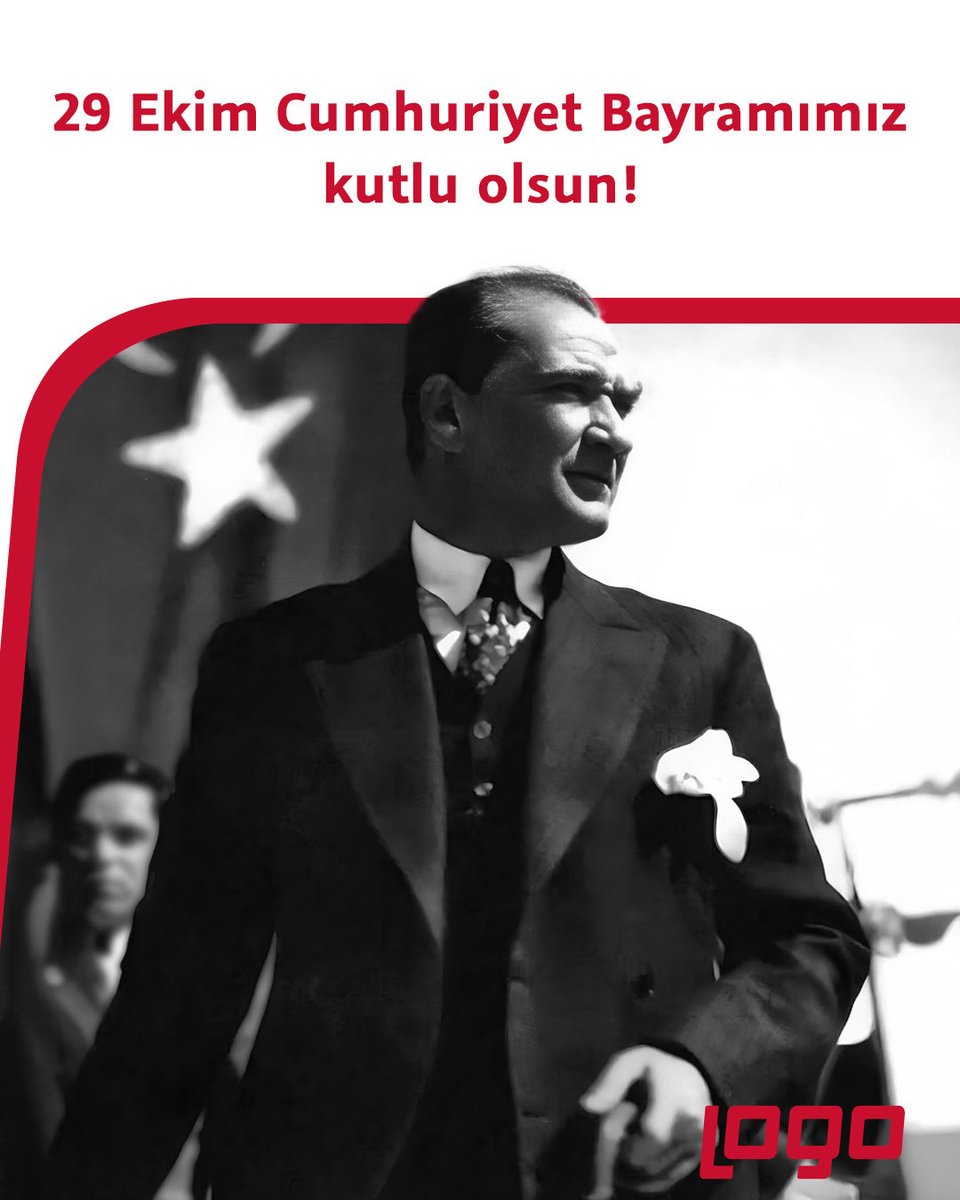 Ulu Önder Mustafa Kemal Atatürk’ün önderliğinde kurulan Cumhuriyetimizin değerlerini yaşatmak ve geleceğe taşımak için hep birlikte çalışıyor, Cumhuriyet’in aydınlık yolunda kararlılıkla ilerliyoruz.
Cumhuriyetimizin 102. yılı kutlu olsun!
 
#Logoİşbaşı #29Ekim #CumhuriyetBayramı