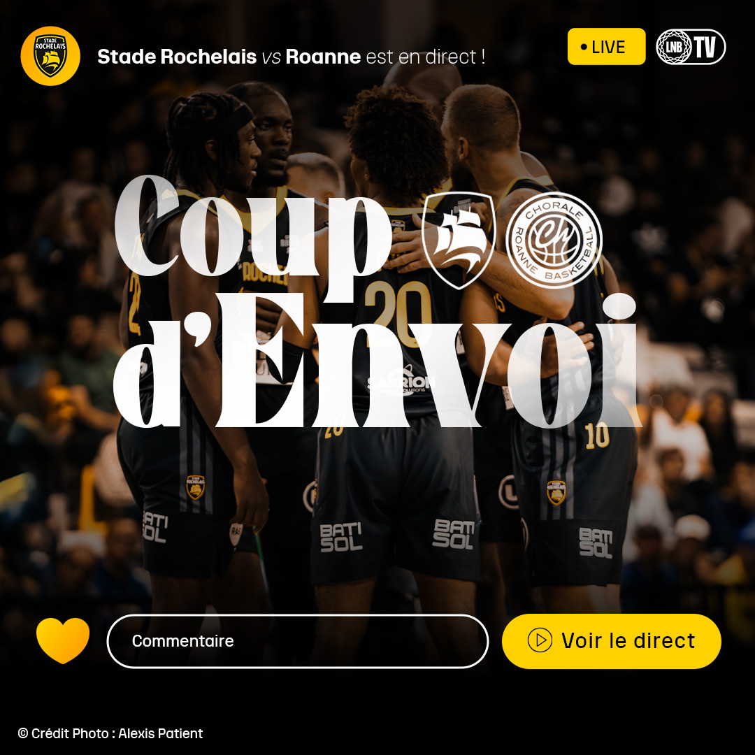 1' ‣ Le match est 𝙡𝙖𝙣𝙘𝙚́ sur le parquet de Gaston Neveur ! 💨

⚓️ 00 - 00 🔵

#Elite2 | #FievreSR
