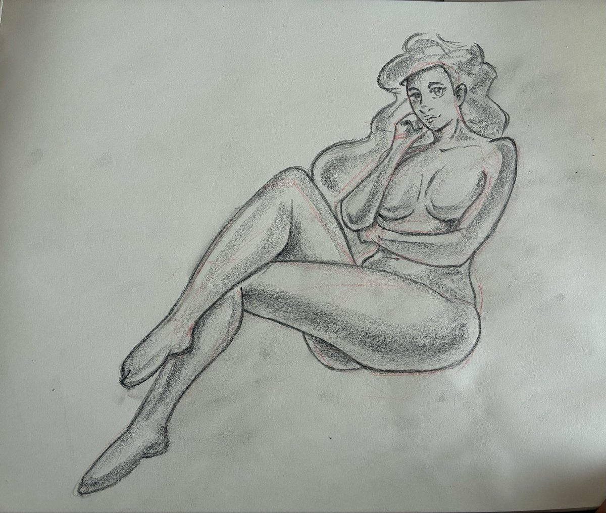 Quería dibujar algo sugestivo para variar, pero no pude no porque no pueda sino que no se me es natural hacerlo xD

Así que solo hice una práctica ✨