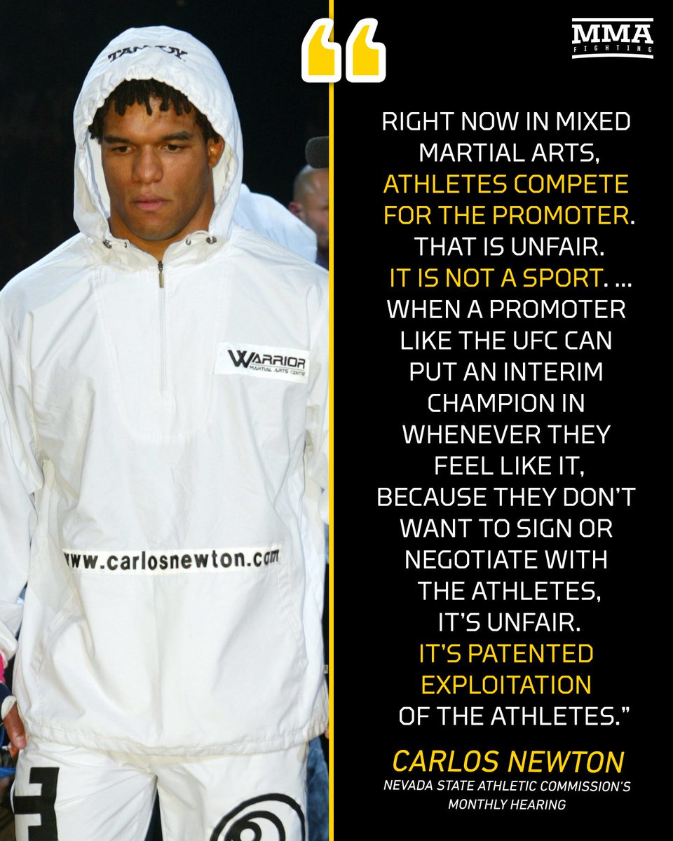 Former champ Carlos Newton ripped into the UFC’s business practices during NSAC meeting

📰 mma-fighting.visitlink.me/lvWSO9