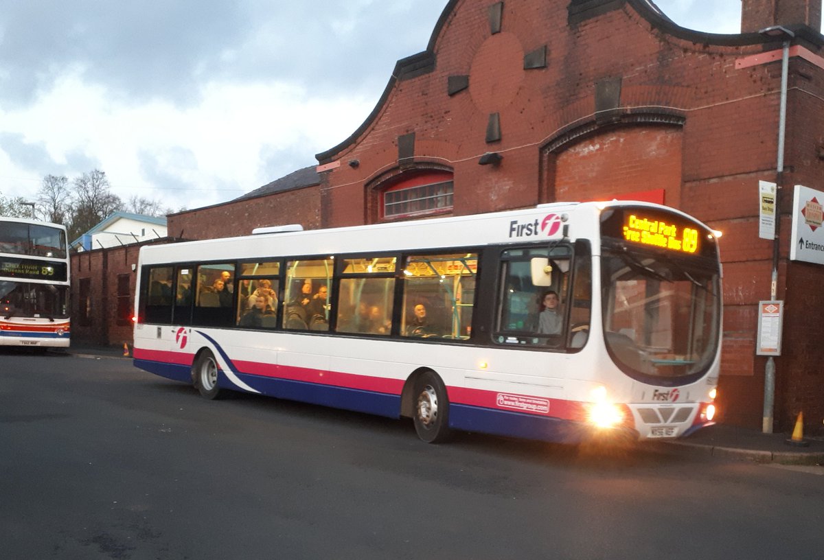 Ste_Jones75's tweet image. First Manchester, Volvo B7RLE Wright Eclipse Urban, 69217 - MX56 AEF, at the @MoTGM Twilight running day on Saturday. 
@First69217