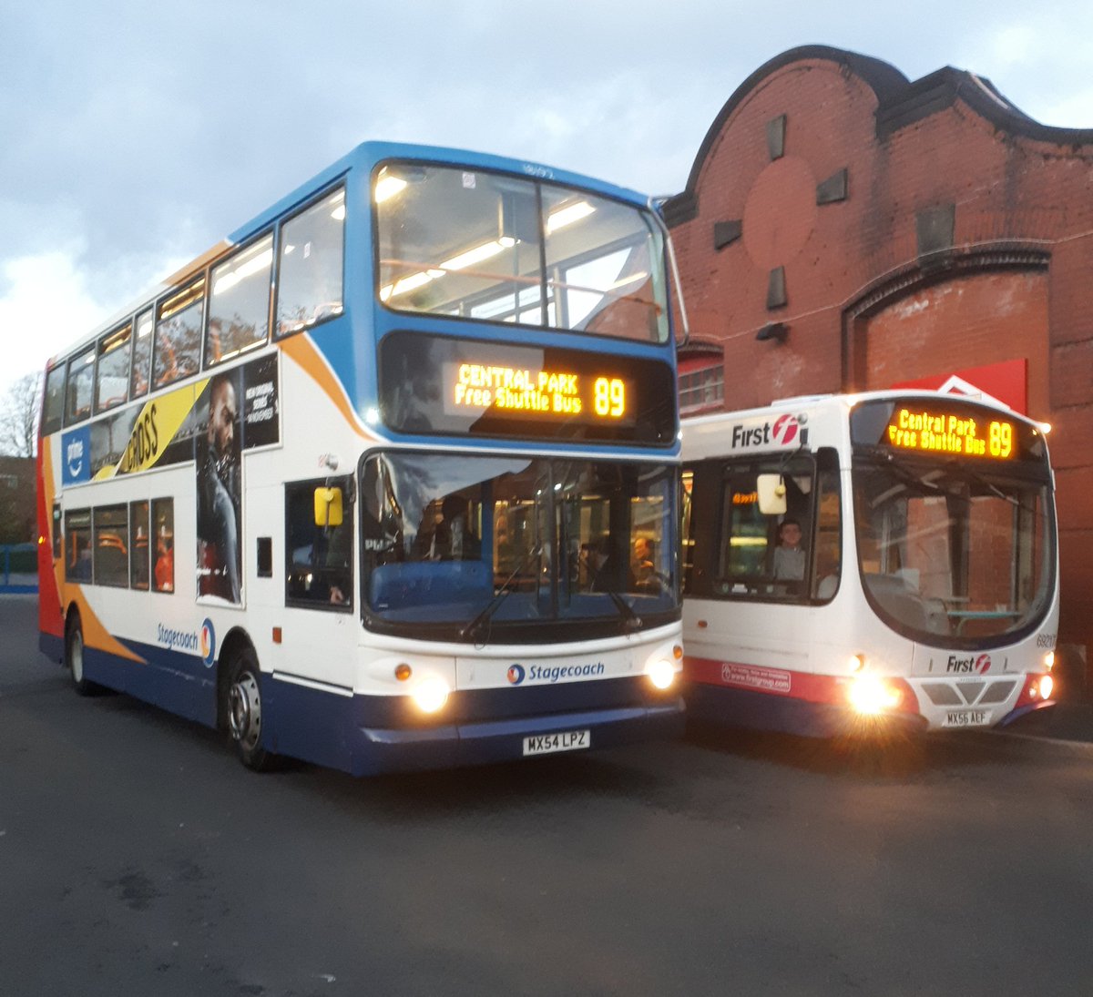 Ste_Jones75's tweet image. First Manchester, Volvo B7RLE Wright Eclipse Urban, 69217 - MX56 AEF, at the @MoTGM Twilight running day on Saturday. 
@First69217