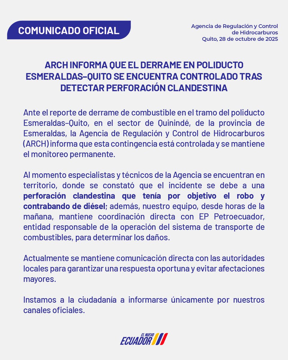 🚨COMUNICADO OFICIAL🚨

📌 A la ciudadanía: