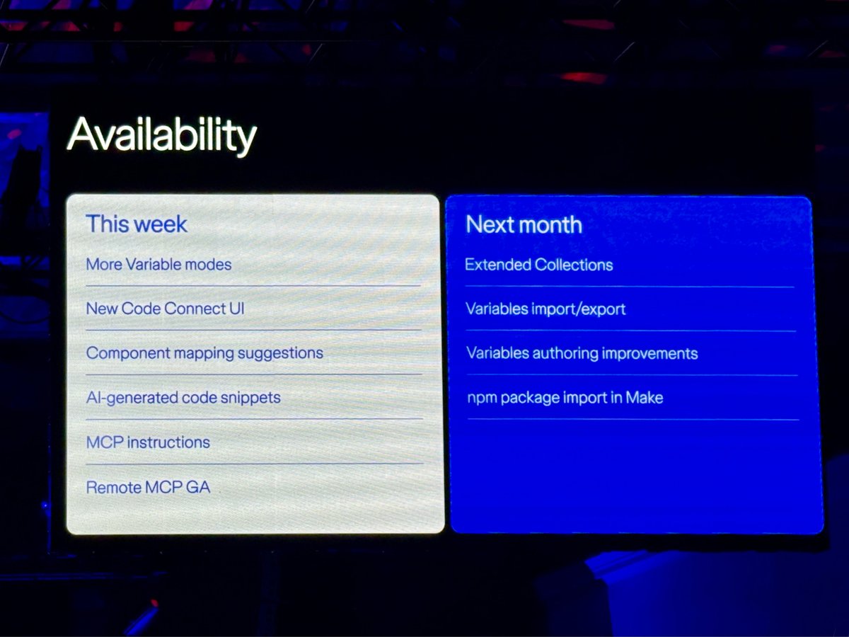 Sneak peek at the new <a href="/figma/">Figma</a> updates! This is going to make design systems so much more themable, flexible and require much fewer variants per component. #schemabyfigma2025