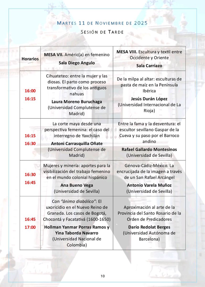 X Congreso Internacional de Jóvenes Americanistas tweet media