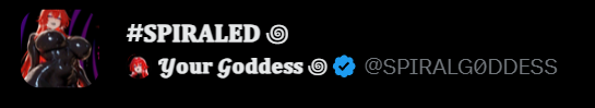SHIFTED TO @SPIRALG0DDESS tweet media