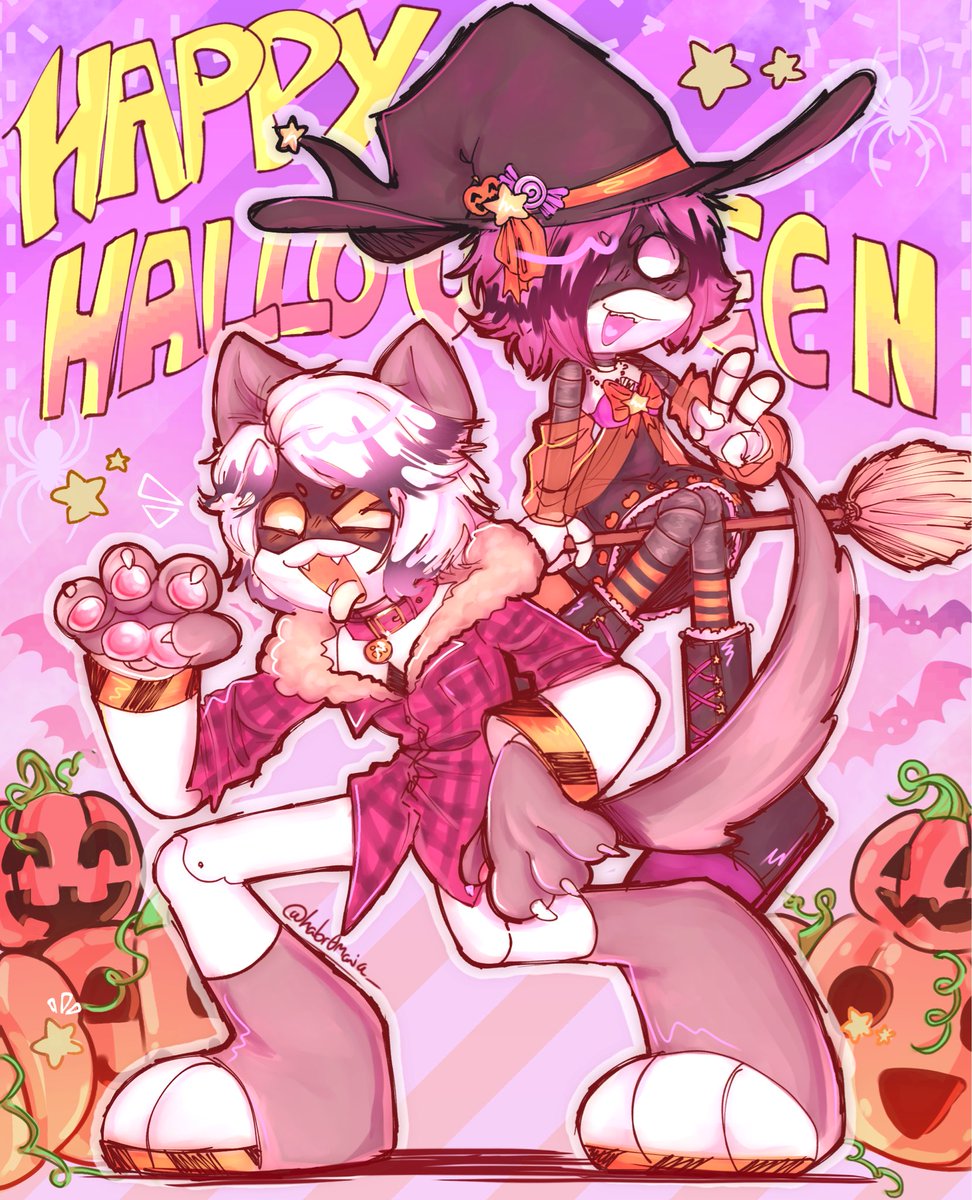HAPPY HALLOWEEN FROM NUZI!! 💜💛WAHAHAHAHA⎛⎝(`ᢍ´)⎠⎞

#murderdrones #nuzi #Halloween2025 #mdtwt