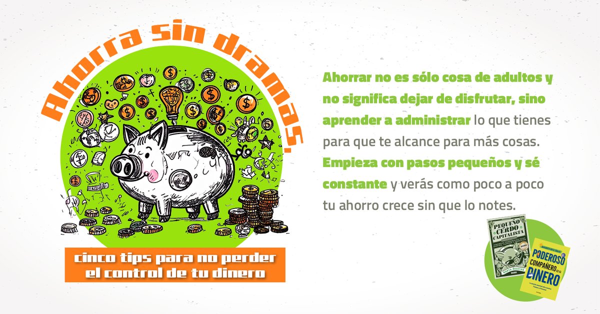 ConecteUAEMex's tweet image. Si aprendes a manejar tu dinero desde ahora tendrás más libertad para cumplir tus metas y darte tus gustos sin preocuparte después. ¿Cómo? Aquí la respuesta conecteuaemex.jimdofree.com/edici%C3%B3n-2…
#AhorroInteligente
#dinero
#tipsdeahorro