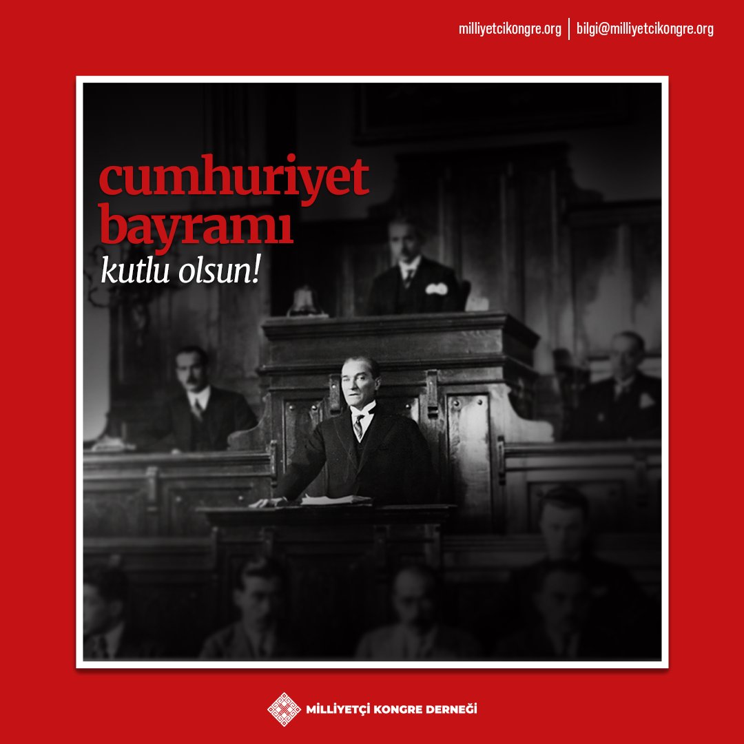 🇹🇷 Cumhuriyetimizin 102. Yılı Kutlu Olsun!

Gazi Mustafa Kemal Atatürk’ün önderliğinde, milletimizin azim ve kararlılığıyla kurulan Cumhuriyet; hürriyetin, demokrasinin, eşitliğin ve adaletin teminatıdır.

Türk Milleti, aklın ve bilimin ışığında, Atatürk’ün gösterdiği yolda