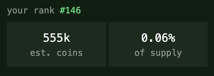 APED FEW SOL ON $VIBE IPO 

4 HRS LEFT 

OVERSUBSCRIPTION METHOD