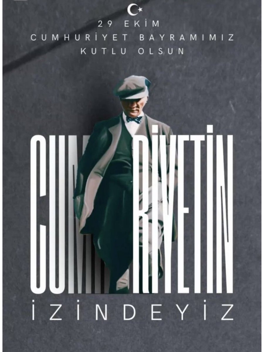 "Yükselen yeni nesil, istikbal sizsiniz. Cumhuriyeti biz kurduk, onu yükseltecek ve yaşatacak olan sizlersiniz!"
                                         Halâskârgazi 

 29 Ekim Cumhuriyet Bayramımız Kutlu Olsun!
#29Ekim #Başkomutan #Atatürk #cumhuriyetbayramı #kutluolsun