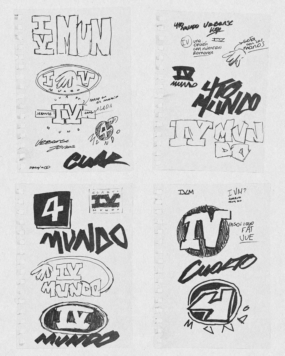 dzn_gio's tweet image. IV MUNDO - Diseño de portada, títulos, logo, créditos y demás.