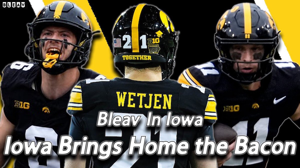 Brady and Dom celebrate Iowa’s 41-3 win over Minnesota, What do you take away from the win? Is the bye coming at a good or bad time? Should Iowa be ranked? and more! #Bleav

🍎: podcasts.apple.com/us/podcast/ble…

YT: youtu.be/CmAdq3wv0JM

#iowa #collegefootball #podcast #fyp