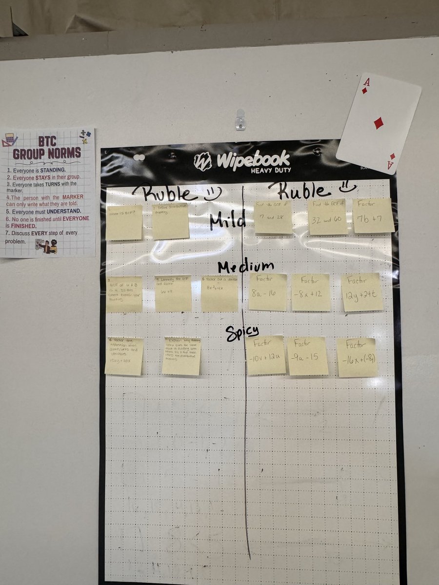 Math instruction in action! We are ALL powerful users of mathematics! 🤩➕➗✖️➖🤓