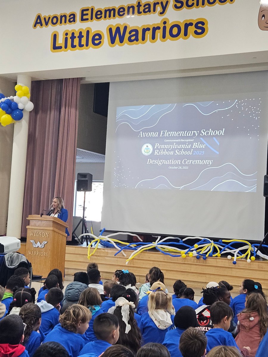 My office proudly joined Avona Elementary School of the Wilson School District in celebrating their designation as a PA Blue Ribbon School - 1 of just 14 statewide!

Congratulations to the entire Avona Family for exemplifying excellence, equity, and commitment to student success!