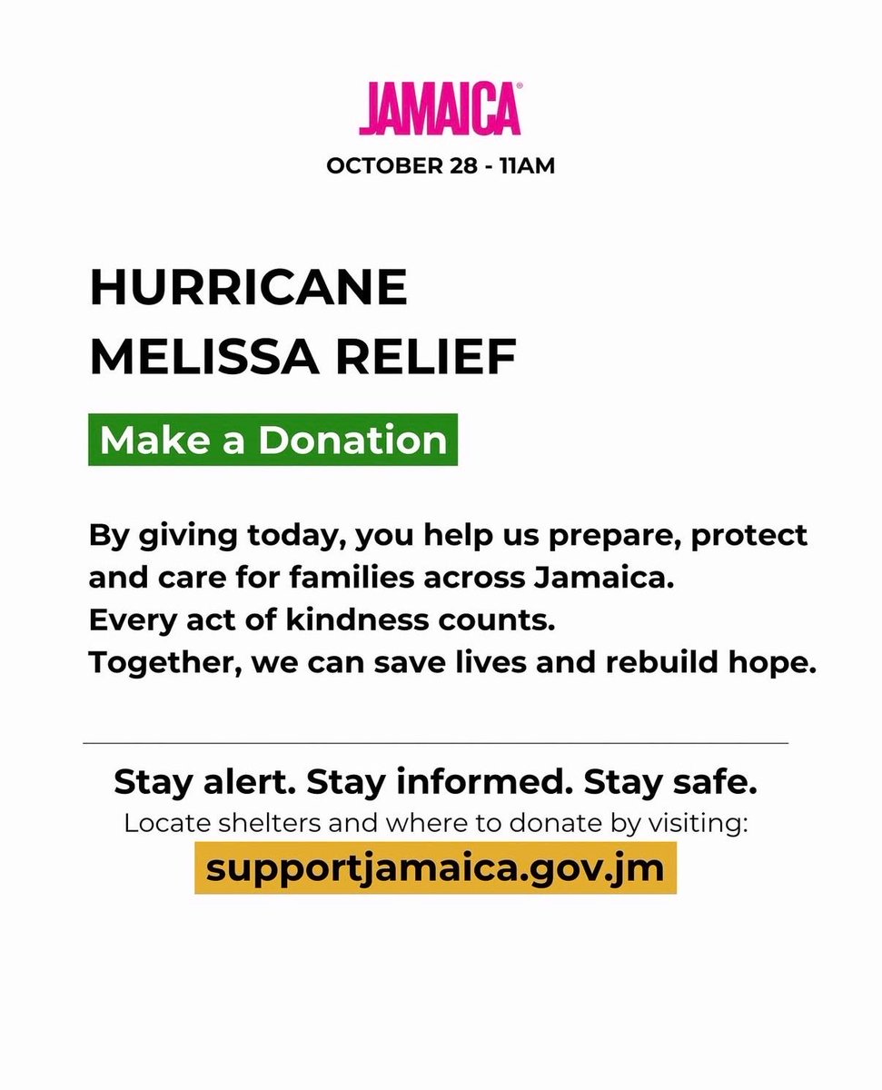 Hurricane Melissa, a catastrophic Category 5 hurricane, has made landfall in Jamaica and is now one of the strongest hurricanes ever recorded in the Atlantic. Most of the island is already without power, and officials are urging everyone to stay indoors and shelter in place.

The