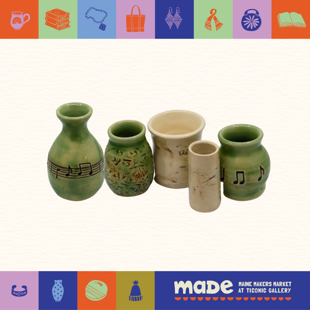 👀 It's that time of year again, MADE: MAINE MAKERS AT TICONIC GALLERY is just around the corner!
More info: watervillecreates.org/shows/made

#WatervilleCreates #TiconicGallery #MaineArtist #MaineArtisan #LocalArtists #ArtistsOfMaine #CreativeCommunity #SupportLocalArt #EmergingArtists