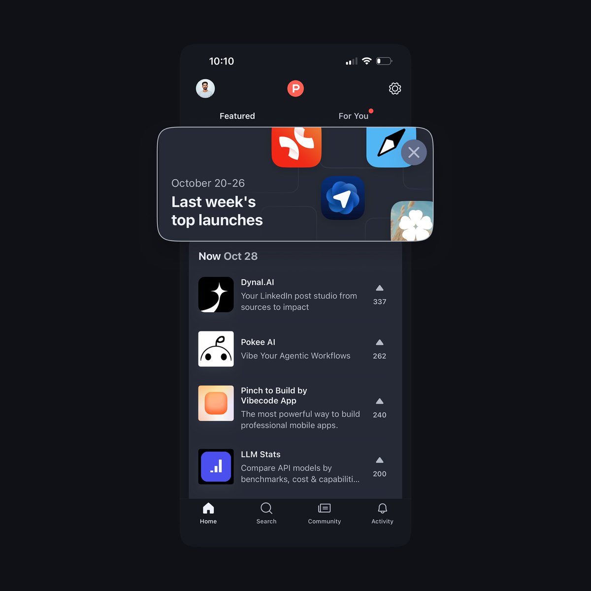Last week top 4 products in <a href="/ProductHunt/">Product Hunt 😸</a> . Nimo is one of the 4 along with <a href="/ChatGPTapp/">ChatGPT</a> Atlas AI Browser.

Are we competing with ChatGPT Atlas? I don’t think so. We’re building the next-generation AI workspace, something beyond your browser. What you see in Nimo is just the
