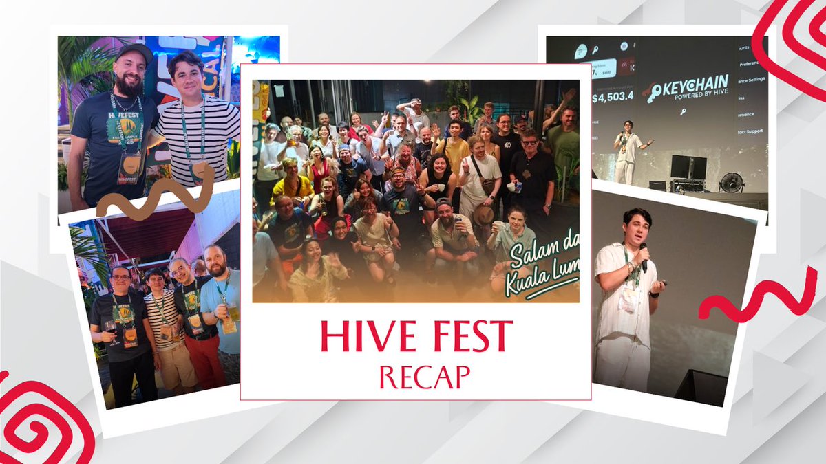 Another <a href="/hivefest/">hivefest</a> has come and gone, and as always, it left us inspired, connected, and eager for what’s next.

Here is a recap of what this amazing event was for our team:

🔗 peakd.com/hivefest/@keyc…