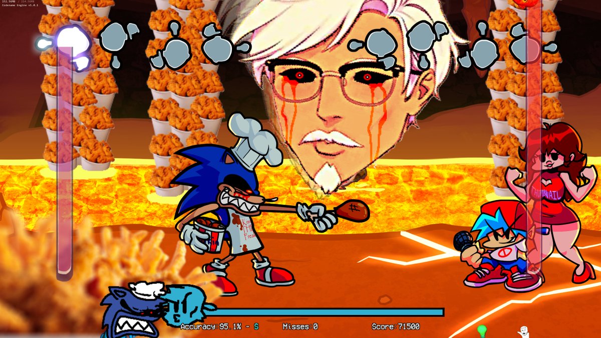 OUT NOW HELL YEAH

I'm handling the twitter stuff cuz <a href="/Armydilloiscool/">Jollydillo</a> doesn't have twitter anymore but ITS OUT NOW GO PLAY IT LINK IN REPLIES

HAPPY HALLOWIENER!!1!

#fnf #fnfmod #exe #stinkersupreme #chickenbutt #theratt #fridaynightfunkin #sonicexe #exeoc