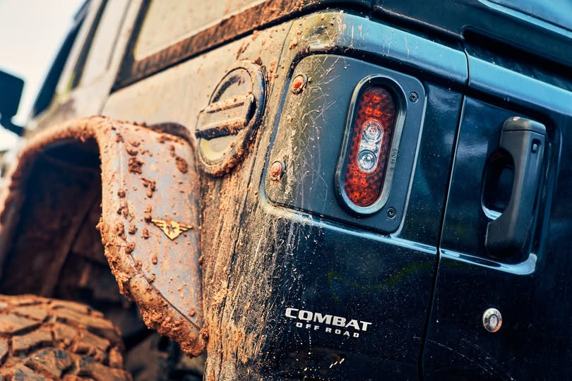 CombatOffroad's tweet photo. We never cut corners.

We do things the right way.

That's why we use stamped 5052 aluminum for our tail lights instead of bent steel or plastic.

Who wants to see a bunch of bends in their tail light housing? Who wants material susceptible to corrosion? Not us. https://t.co/Qoi6z91CZR