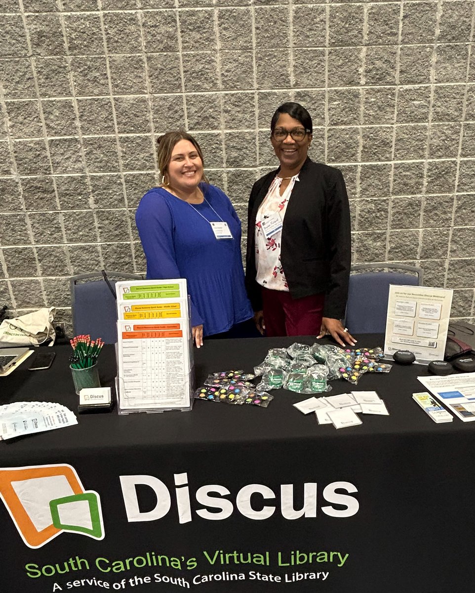 We are at the SCLA Conference from Oct. 28th - Oct. 30th at the Columbia Metropolitan Center! Please stop by our TBS and Discus booth in the exhibition hall.