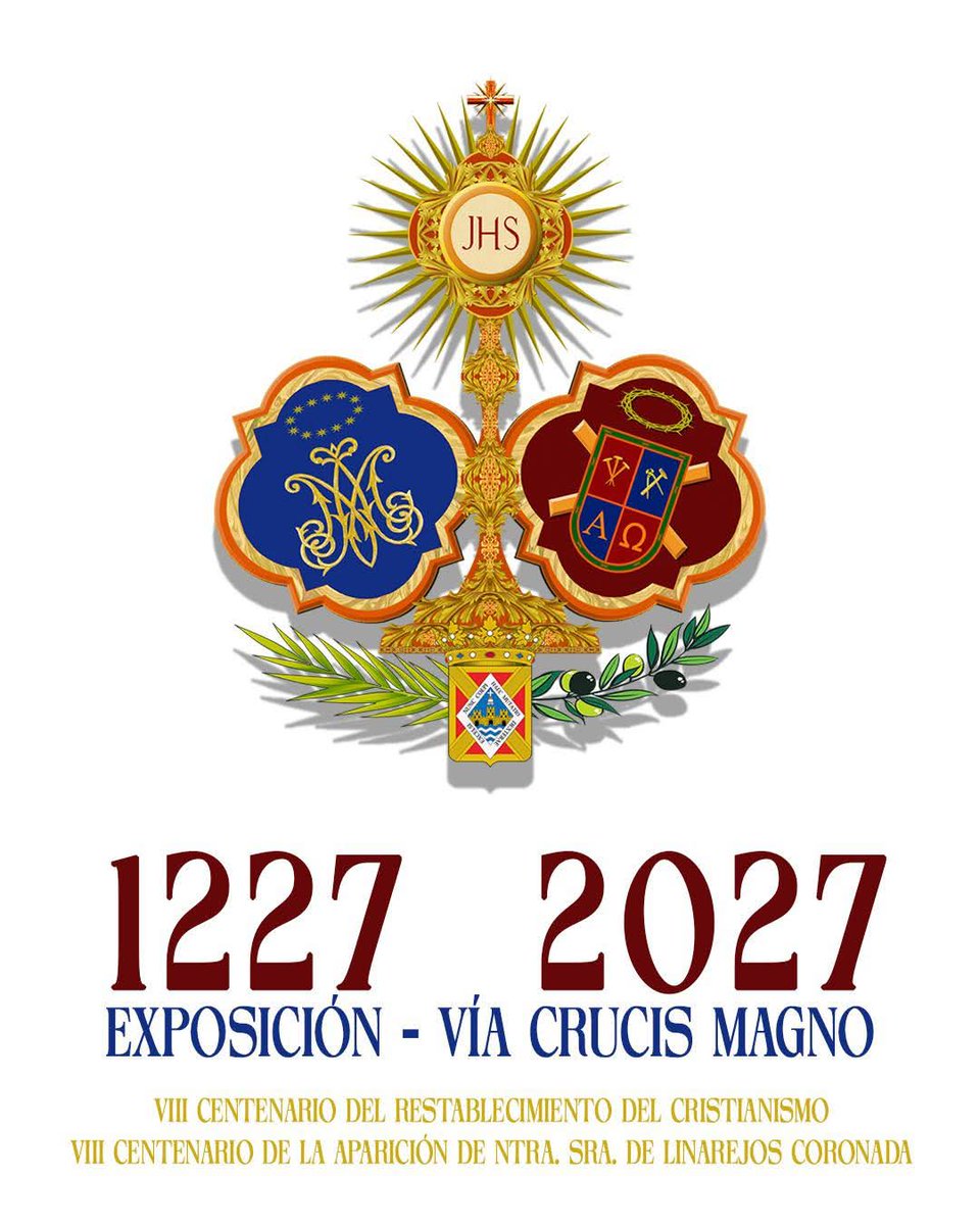 🔴#ULTIMAHORA: La agrupación de Linares anuncia que ha sido aprobada la celebración de un Via Crucis Magno en 2027.

Los motivos de dicha celebración son el VIII Centenario del Restablecimiento del Cristianismo y el VIII Centenario de la Aparición de Ntra Sra de Linarejos.