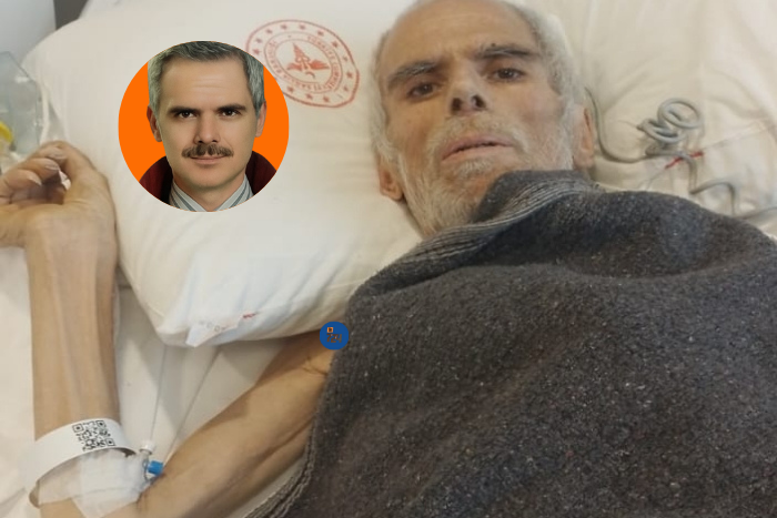 AUSCHWİTZ DEĞİL, DENİZLİ CEZAEVİ MAĞDURU

Tedavisi geciktirildiği için sol ayağı kesilen 3. evre akciğer kanseri hastası avukat Süleyman Yıldırım ölüm döşeğinde tahliye edildi.   

Adam ne hale gelmiş. Bu bir insanlık suçudur. <a href="/adalet_bakanlik/">T.C. Adalet Bakanlığı</a>

HastaMahpuslara Özgürlük