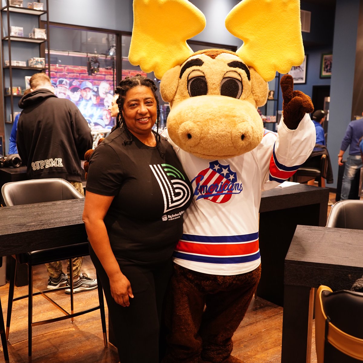 Honored to donate $3,000 to Big Brothers Big Sisters of Greater Rochester from our 24-25 Hall of Fame Night Warm-Up Jersey Auction. Thank you to all who supported the auction and this organization ❤️