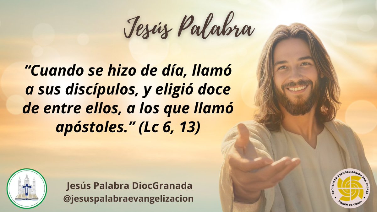 Jesús Palabra nos recuerda la elección de Jesús a sus Apóstoles. Jesús, al igual que lo hizo con los Apóstoles nos elige y nos llama para que le sigamos y compartirnos la alegría del Evangelio. Esto nos hace reconocernos hijos amados de un Padre que quiere lo mejor para nosotros.