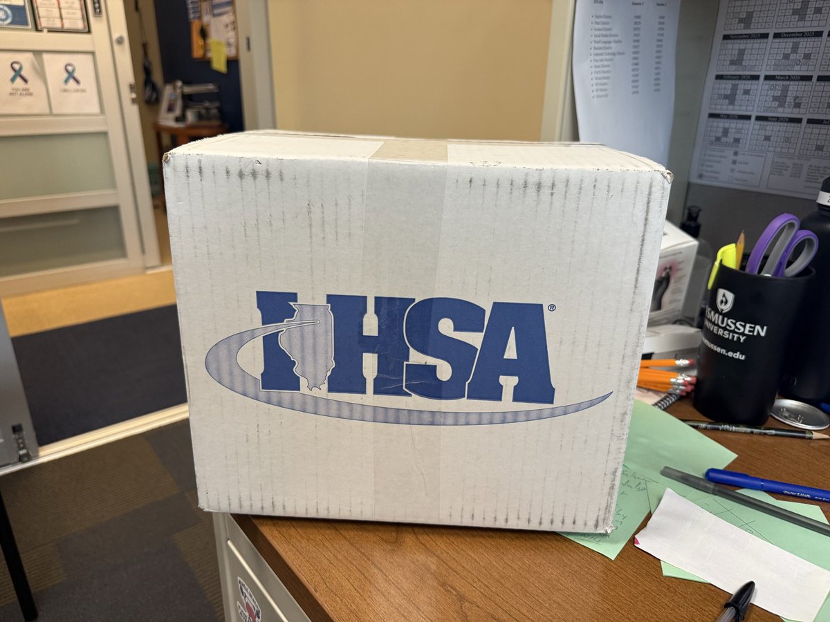This is the best !!! Always a smile when I get this delivery of a playoff football ! Thanks <a href="/IHSAScoreZone/">IHSA ScoreZone</a> <a href="/IHSAState/">IHSA State</a>