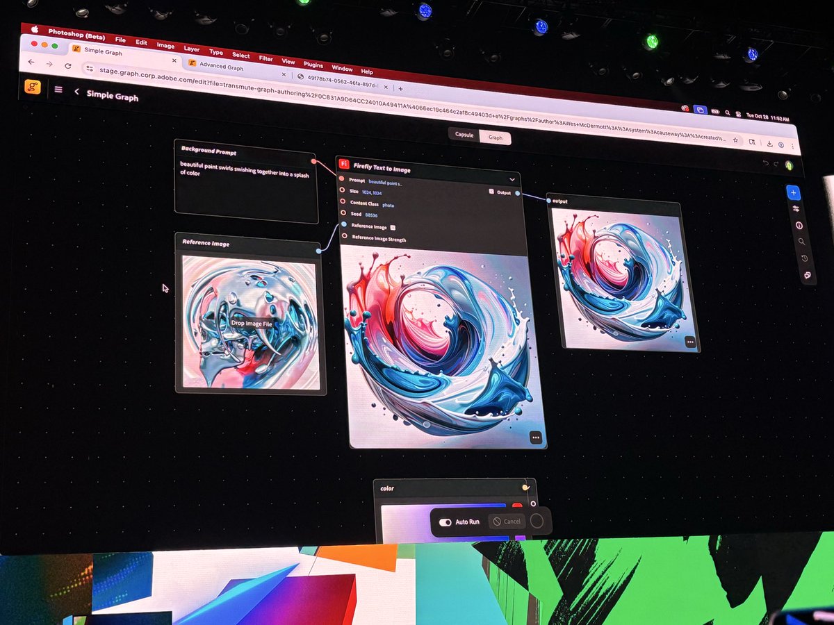 ai_hakase_'s tweet image. Adobe Project Graph爆誕！AIでクリエイティブ自動化へ🚀
via: 
Adobeの「Project Graph」がクリエイティブワークフローを劇的に変えます！ノードベースで画像効果やAIモデル、動画編集も自動化可能に。これはまさに夢のツールですね！✨
#Adobe #ProjectGraph