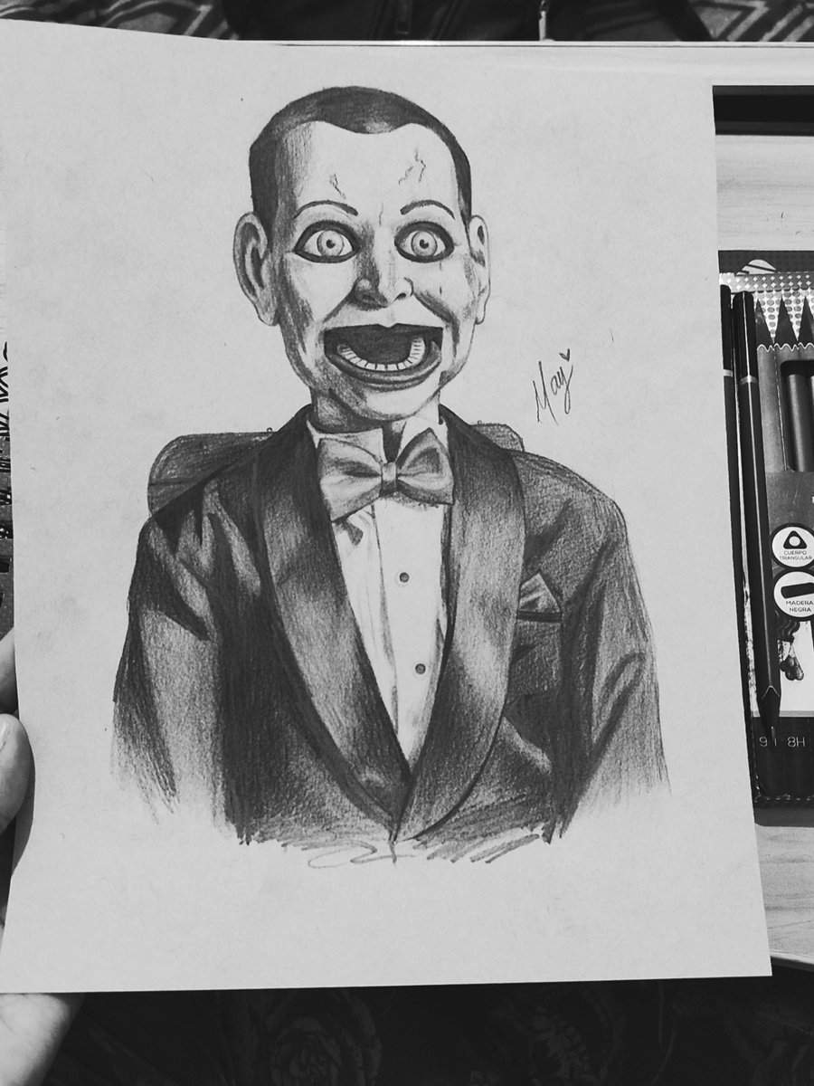 Born0fVengeance's tweet photo. Billy from Dead Silence, hand-drawn with graphite pencils โ๏ธ One of my favorite horror movies ๐ค
.
.
.
.
.
#Billy #DeadSilence #MaryShaw #HorrorArt #DarkArt #GraphiteArt #GraphiteDrawing #HandmadeDrawing #CreepyArt #Fanart #RealisticDrawing #SpookyArt #HorrorMovie #HalloweenArt https://t.co/7P1RUML10x