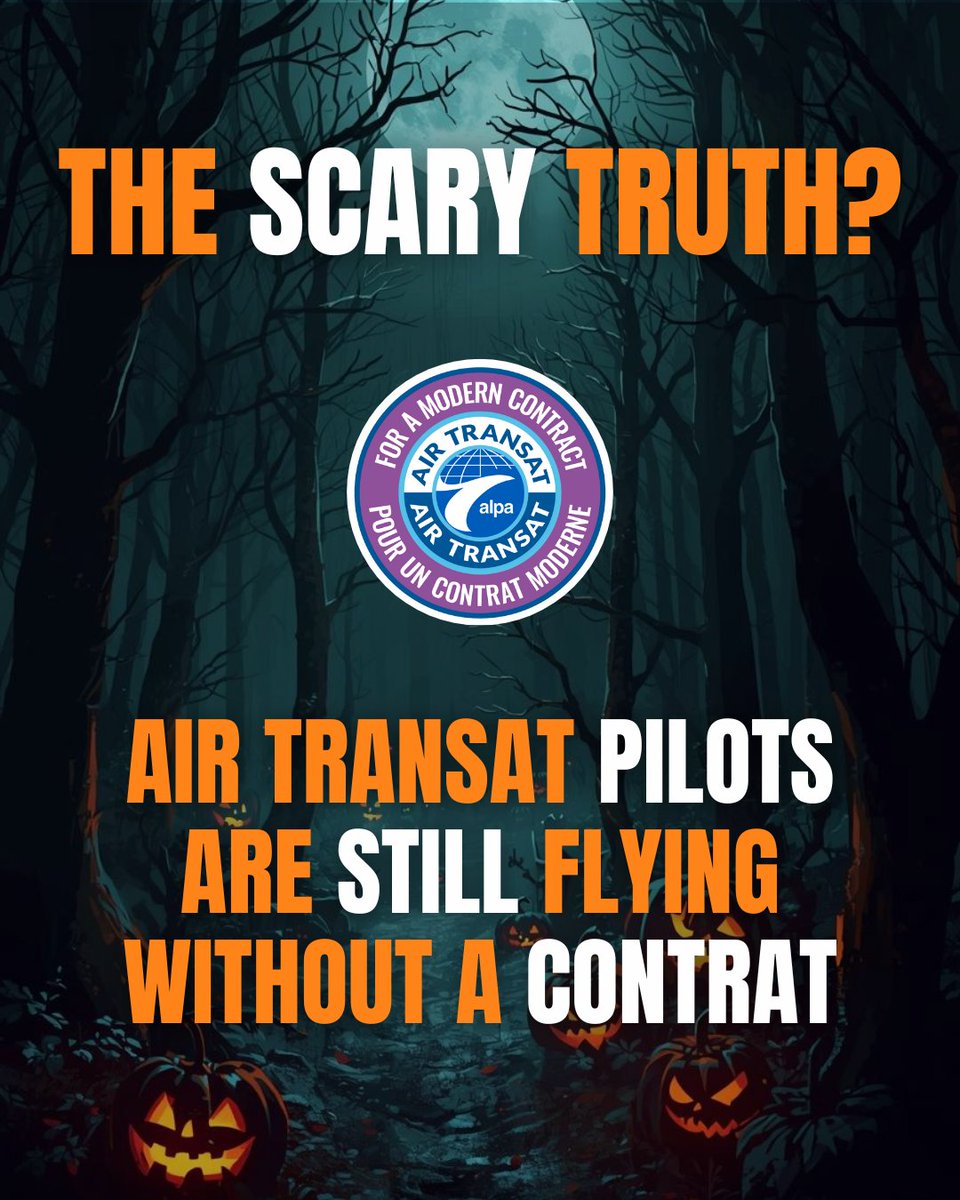 Pilotes d'Air Transat Pilots tweet media