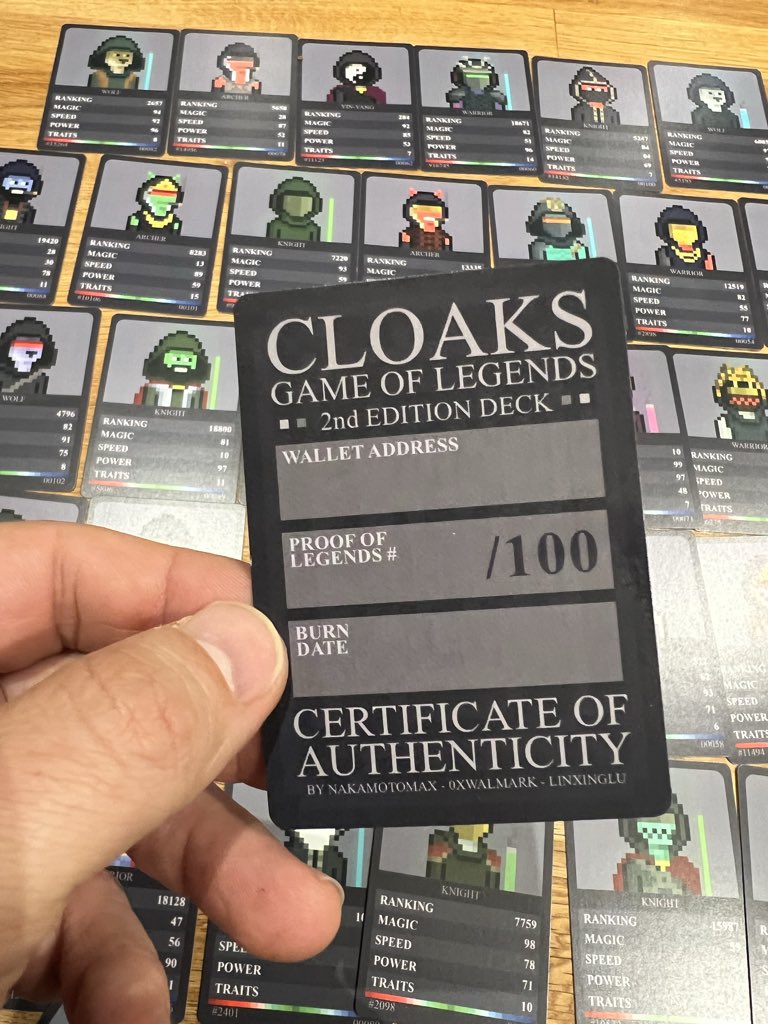 Certificate of authenticity <a href="/Nakamigos/">Nakamigos</a>