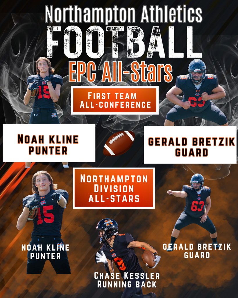Congratulations to Noah, Gerald and Chase our Football EPC All-Stars!  Go KIDS!!!