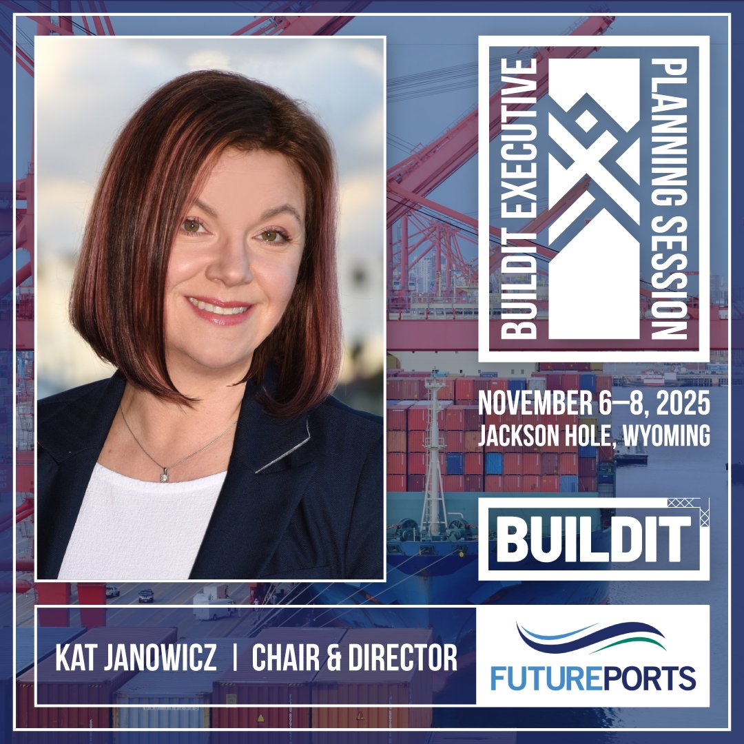 Kat Janowicz - Chair of <a href="/FuturePorts/">FuturePorts</a> - will be attending our National Strategic Planning Session, bringing her decades of experience in the AEC industry, especially with Ports, to our ‘Big Round Table’ of discussion.