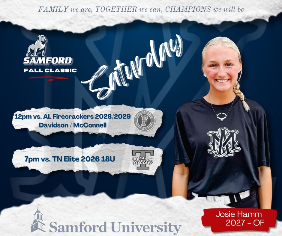 AM09Chapman's tweet image. We're very excited to play this weekend at @SamfordSB 

@megdcurry @sarahcespedes1 @logancalhoun22 @bellsfurg 

@CoachKayChap @coachmmcguire
@ExtraInningSB @SoftbalAmerica @LineDsoftball