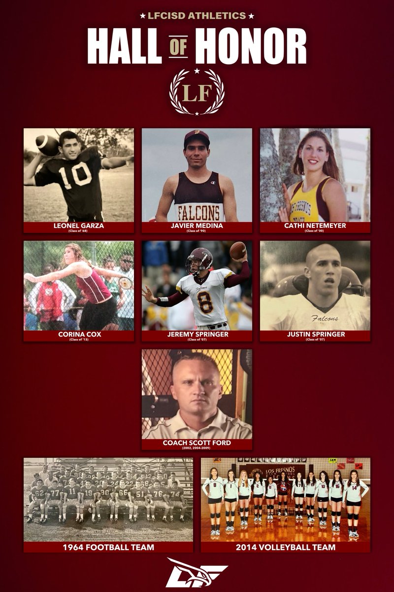 Special shout out to ⁦<a href="/Patriots/">New England Patriots</a>⁩ Special Teams Coordinator Jeremy Springer for having been selected for the Inaugural Los Fresnos CISD Athletic Hall of Honor!  

As the Falcons QB in 2006, #8 set school records with most passing TD’s in a season (42) &amp; most total TD’s (57)!