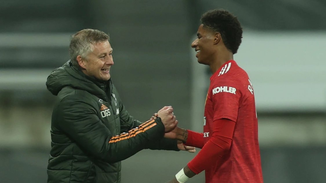 utdreport's tweet image. Marcus Rashford picked Ole Gunnar Solskjaer as his favourite United boss: “Ole is a fantastic person. I loved playing under him. I can speak for many of the players at Manchester United when I say that we enjoyed playing for him. We played good football under Ole. It was a very…