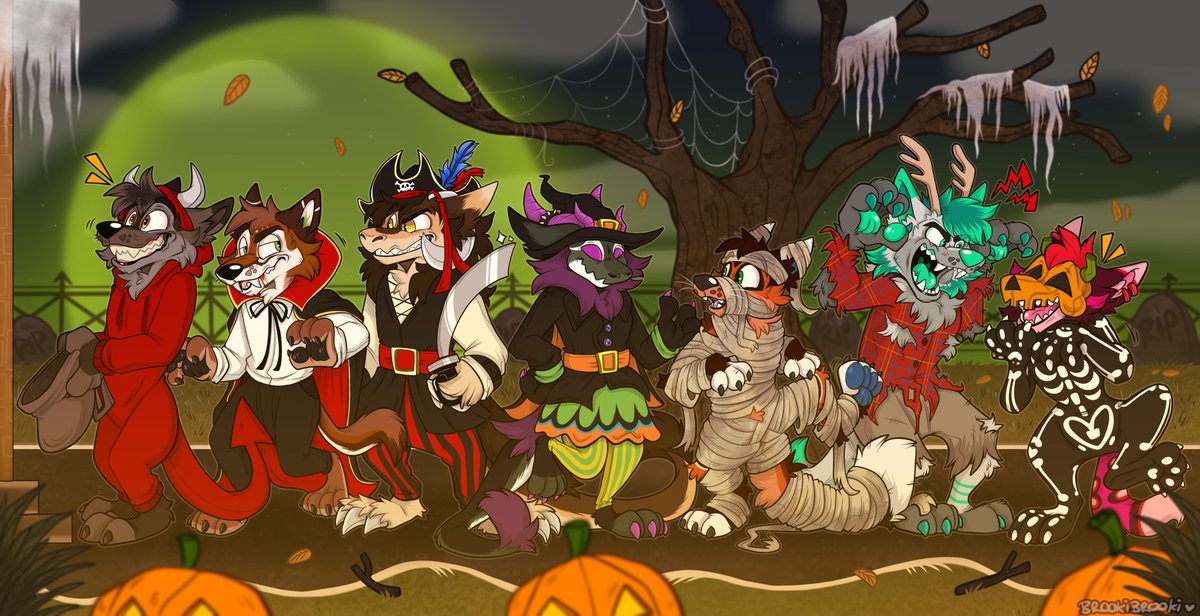 Trick or Treating with the gang!!!
Happy Halloween 🎃🪦

🎨: BrookiBrooki